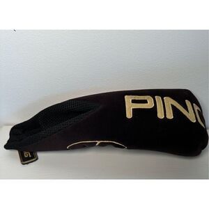 PING i3 Woods 17-4 Steel black velvet golf club head cover.  #M-1548